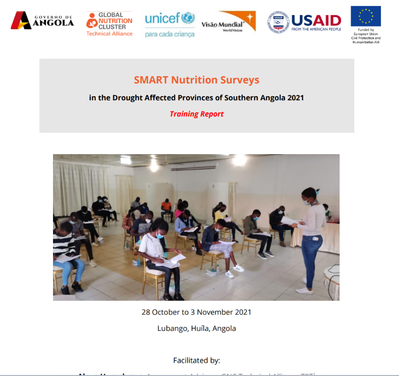 SMART Lubango Training report- Angola